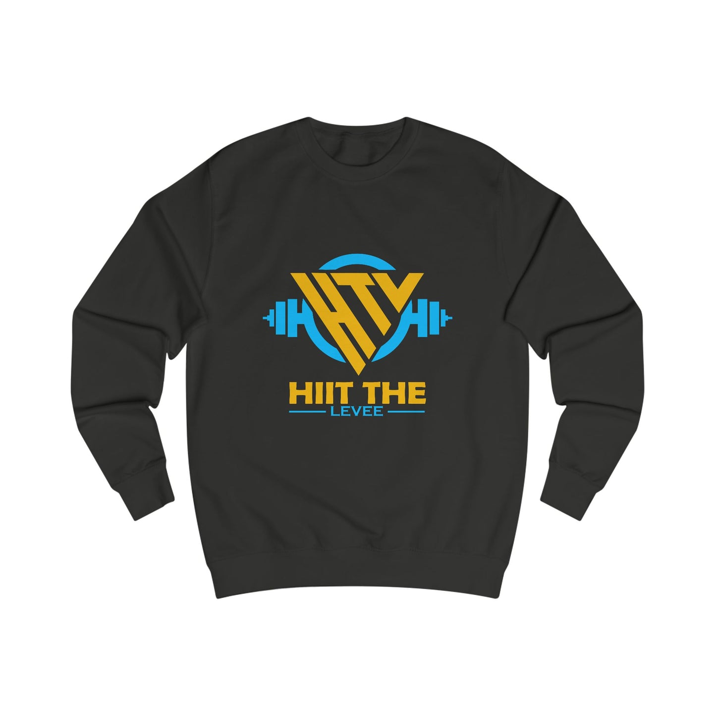 HIIT the Levee Unisex Sweatshirt - Cozy Fitness Sweatshirt for Gym Enthusiasts