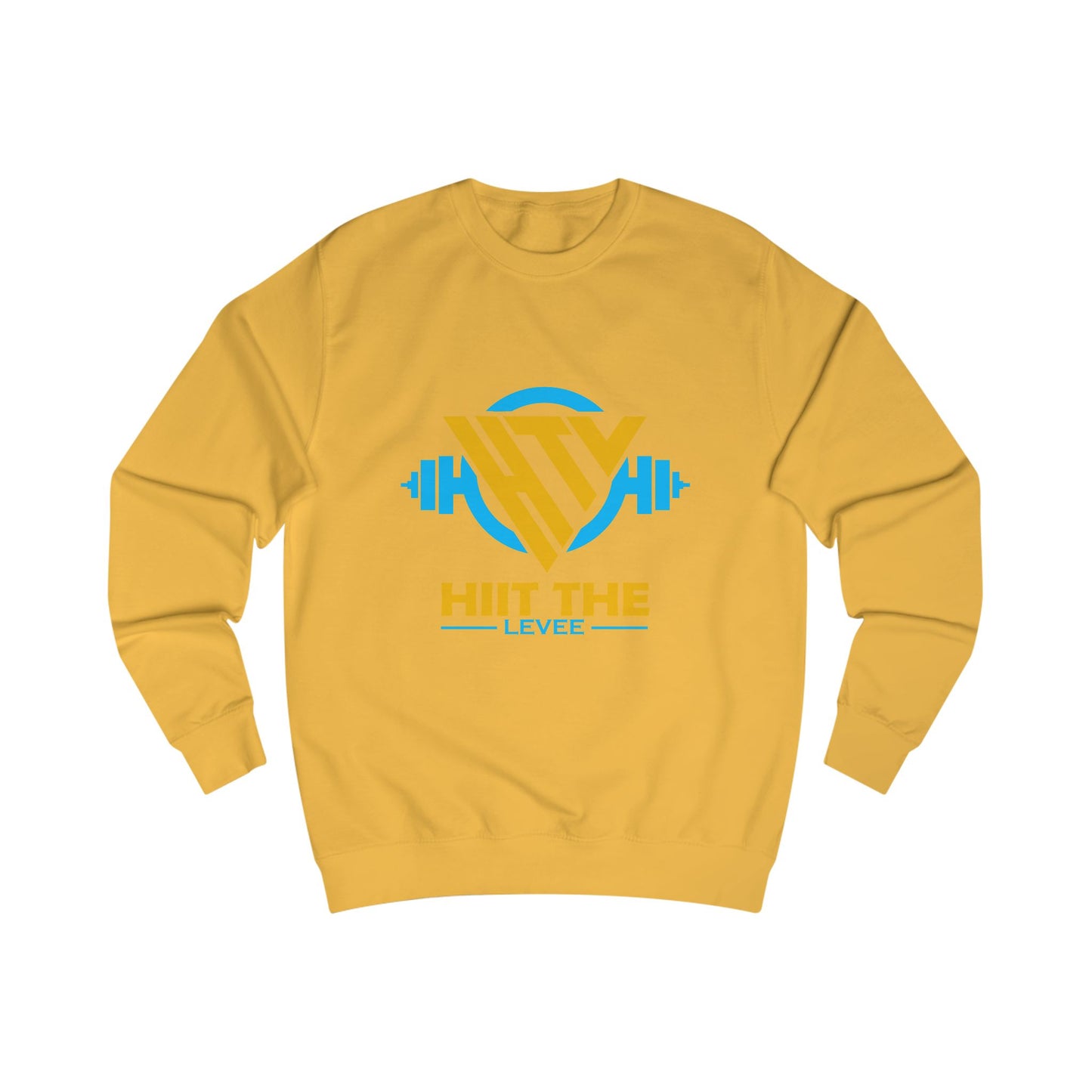 HIIT the Levee Unisex Sweatshirt - Cozy Fitness Sweatshirt for Gym Enthusiasts